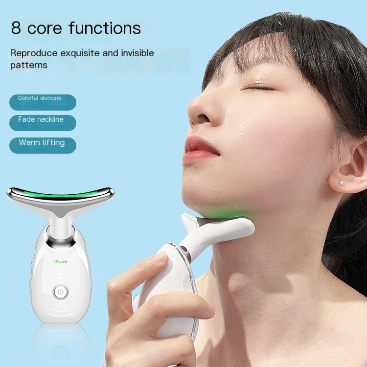 Neck Face Beauty Device, Skin Care Facial Massager, 3 In 1 Portable Face Massager For Skin Care, Face Sculpting Tool, Vibration, Thermal, Microcurrent Neck Face Beauty Device, Skin Care Facial Massager, 3 In 1 Portable Face Massager For Skin Care, Face Sculpting Tool, Vibration, Thermal, Microcurrent